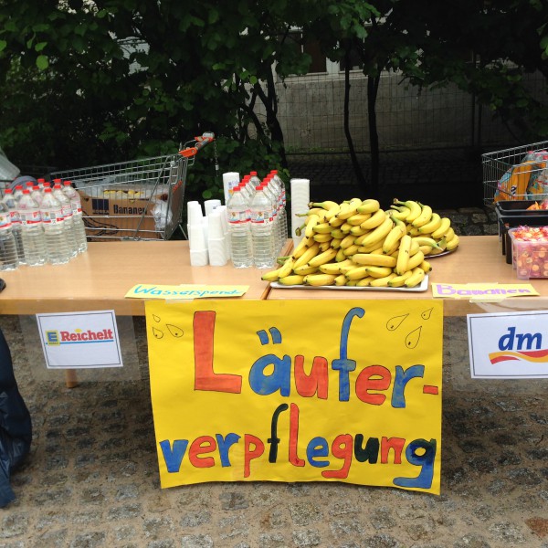 Sponsorenlauf Läuferverpflegung